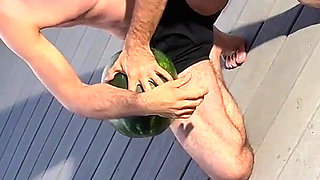 Hand Stand Blowjob Cumshot After She Lose the Game You Never See That Before