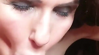 Josephine James Makes Black Cock Cum