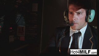 Madelyn Marie's Massive Fake Tits Get Pounded in the Cockpit