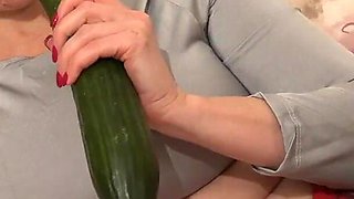 Cucumber playtime alone