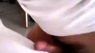 Amateur Man Rubbing and Humping until Bed Cum