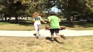 Skinny Brunette Stretched Out By Big Cock