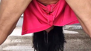 Naked in Public, Gaping and Pissing
