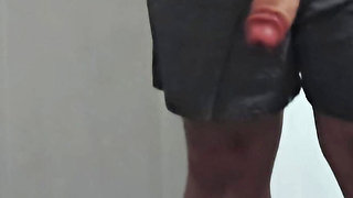 Step son pulled out his dick of 9 inch walking in step mom room