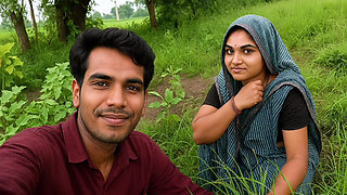 New married Outdoor farmer field Desi indian beautiful girl by -Snapchat143