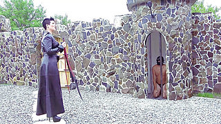 Lenting my slave - single tail whipping and ballbusting - Mistress Alexandra from Greece