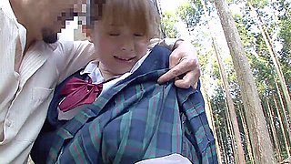 aA2302-A who can`t stand it on her way home from school and gets fucked by a park manager