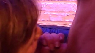 Housewife towed on the platform and fucked