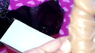 Hot Asia MILF First Dildo Play