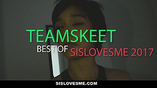 SisLovesMe - 2017 Compilation of Step Sisters getting young pussies Fucked