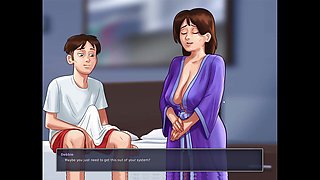 Hot Milf caught me jerking off with her Panties - Summertime Saga Ep 1