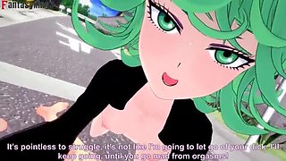 Tatsumaki POV Fuck - Petite Anime Girl Anal & Vaginal Sex - One Punch Man Hentai