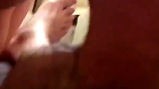 Reverse Cowgirl Riding Cock Makes Her Pussy Horny and Sensitive for Playing My Cock on Pink Vigina