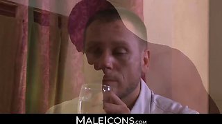 MaleIcons.com - Gay hunk Hans Berlin's passionate interracial ass pounding