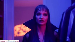 Sexy Vampire princess neighbor Lexi Luna is in the prowl for some big cock this Halloween