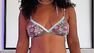 Spring Lingerie Transparent While with a Big Hairy Bush