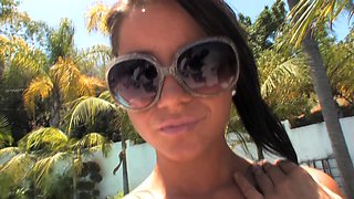 Tanner Mayes' Brunette Teen Passion Ignites Wild Sensual Heat