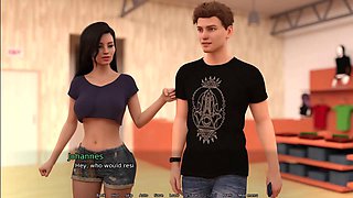 Carnal Contract 4 - Nicole and Johannes Went Shopping... Joh...e Bathroom... Lara Gave Johannes a Blowjob in the Bathroom
