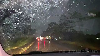 Mallu Muslim Couple Blowjob, Pussy Licking and Fucking in Car, on Road, Risky Dare Fucking, Malappuram, Kerala