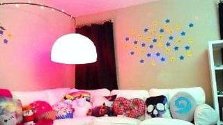 Chubby Brunette Big Boobs Dildo Masturbation