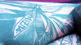 Solo Anal Fisting - Toys and Plugs for Tattoo Girl - Asshole Streching