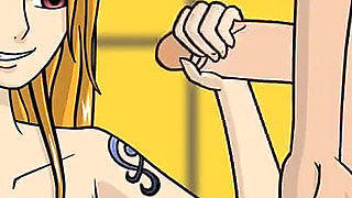 One Slice of Lust (one Piece) V1.6 Part 4 Nami Gives Rubber Handjob