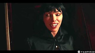 Octokuro as Vampirella - Lesbian Vampire with Big Tits Hypnotizes Sata Jones for Hardcore Sex