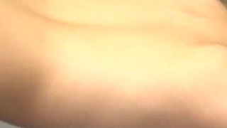 Japanese Babe Gets Her Bush Smashed and Creampied by Two Men on the Sofa and at the Shower