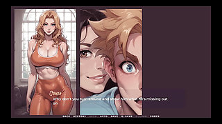 My New Girlfriend Taboo Hentai Game Ep.10 Hot Neighbor MILF Is Teasing Me with My Step Mom Workout!