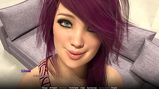 Visual novel, weenie, she finishes