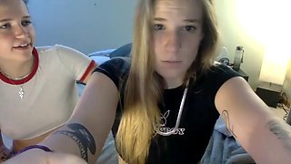 Blonde lesbian makes me moan and orgasm