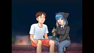 Summertime Saga: bisex doll in episode of animated fun