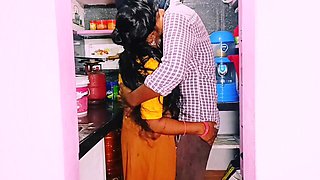 Desi Bhabi Unfortunately Fucking in Kitchen Hubby Bro Big Dick. Telugu Dirty Talks.