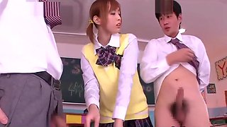 Shy Japanese Teen 18+ Schoolgirls 18+ Blowjob Bukkake