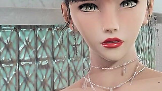 Filming Hot Teen Masturbation - Yayoi Couldn't Withstand and Brought Her Hot Pussy to Orgasm with Only Tongue 3D Porn Animation