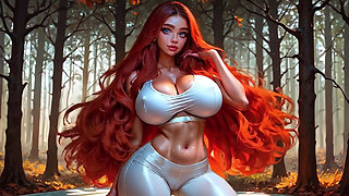 Big Perfect Boobs and Nipples Dance! Yoga Pants Tease AI Free