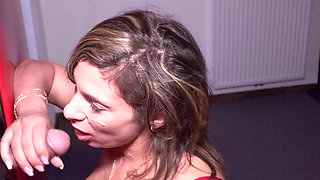Vintage Glory Hole Action Farah Slut and Another Big Fat Cock