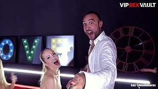VIPSEXVAULT - Hot Blondes Nesty  Sicilia Enjoy Naughty Foursome Fuck by Vip Sex Vault: Porn