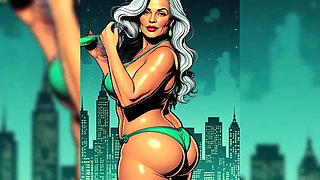 Ai Animation Strong Granny Teasing