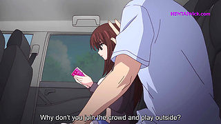 Wet Swimsuit, Seductive Body and Heated Gazes (Anime Hentai)