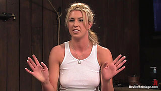 Mason Former College Track Star Bound on Sybian Made to Cum.