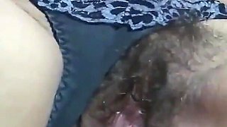 My Wife's Big Hairy Pussy After Having Fucked with Her Lovers