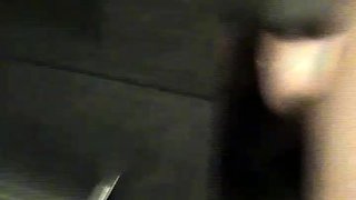 Submissive pantyhose mom fucks huge dildo