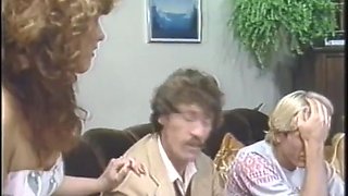 Vintage Orgy Of Beautiful Busty Milfs With Hairy Pussy Fucked And Cummed In Mouth By Many Big Cocks