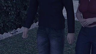 New Neighborhood - V0.4.1 - Lee Grabbed Violet's Boobs and Came on Her Face