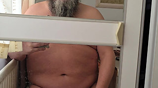 Seated Mirror Masturbation