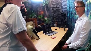 Dirty Teacher Slut Needs To Improve Her Marks - Amateur BBW Blowjob In School Uniform