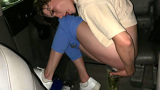 Pissing in the Car