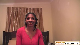 Real Amateur African Anal During Casting