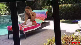 Cleo Plays with Herself Before Taking Her Stepdad Deep